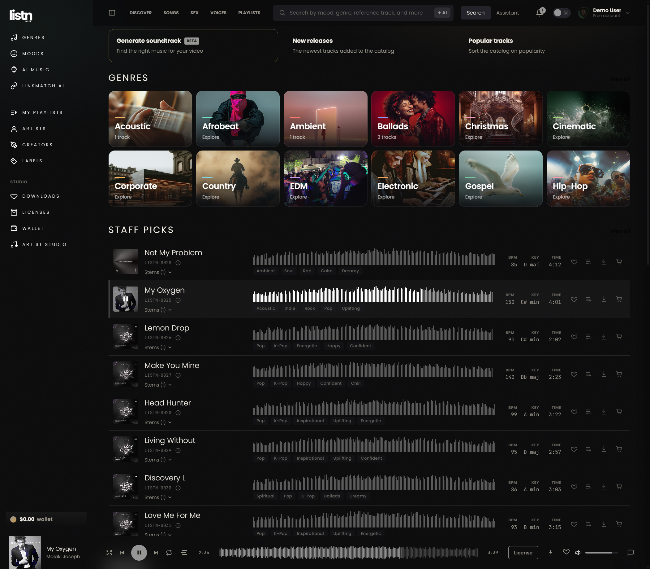 Listn Music